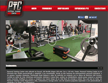 Tablet Screenshot of personaltrainingcentercr.com